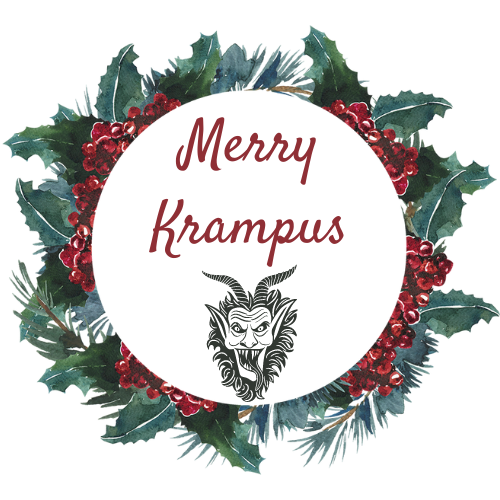 Merry Krampus Keychain