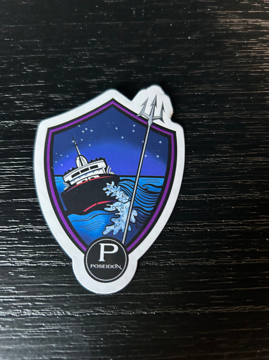 Poseidon Logo Sticker