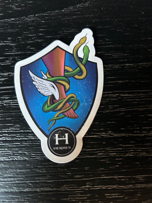 Hermes Logo Sticker