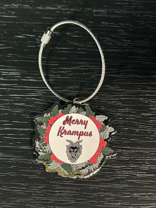 Merry Krampus Keychain